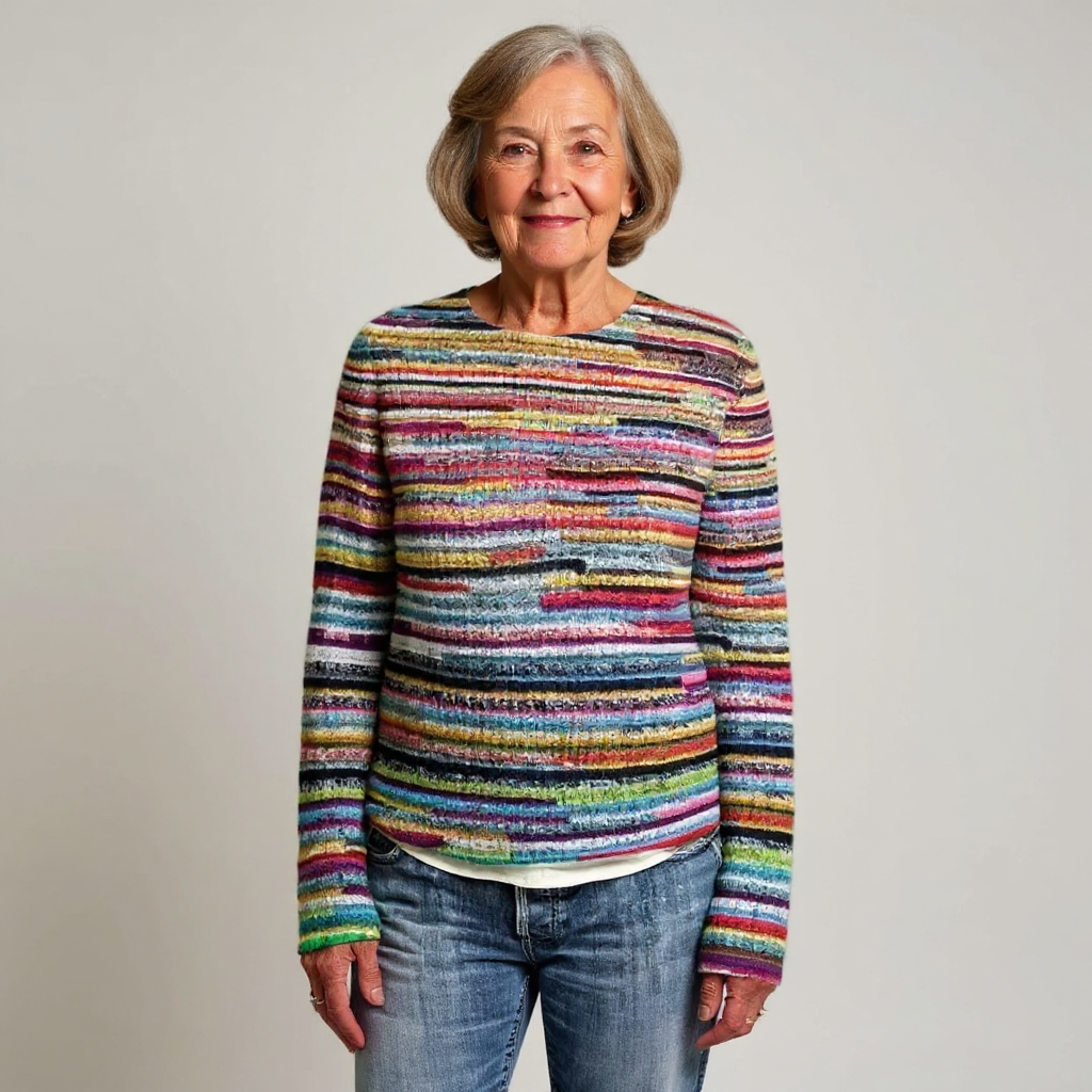 Nadège | Vintage gestrickter Pullover