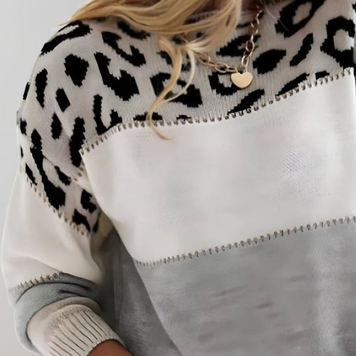 Diane | Pullover und Strick mit Leopardenakzent