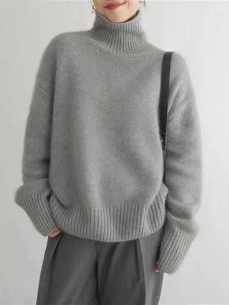Amaya | Luxe Kaschmir Rollkragenpullover