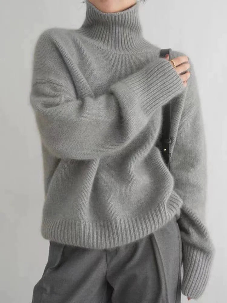 Amaya | Luxe Kaschmir Rollkragenpullover