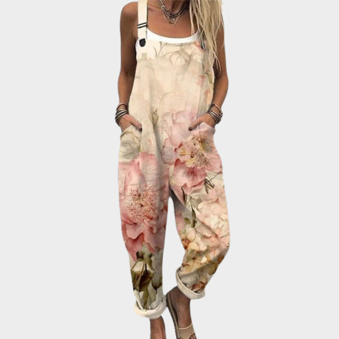 Bequemer bedruckter Jumpsuit
