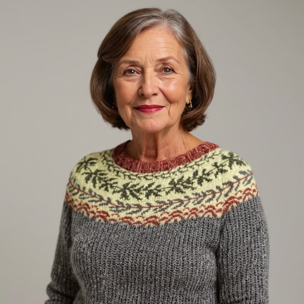 Axelle | Vintage gestrickter Pullover