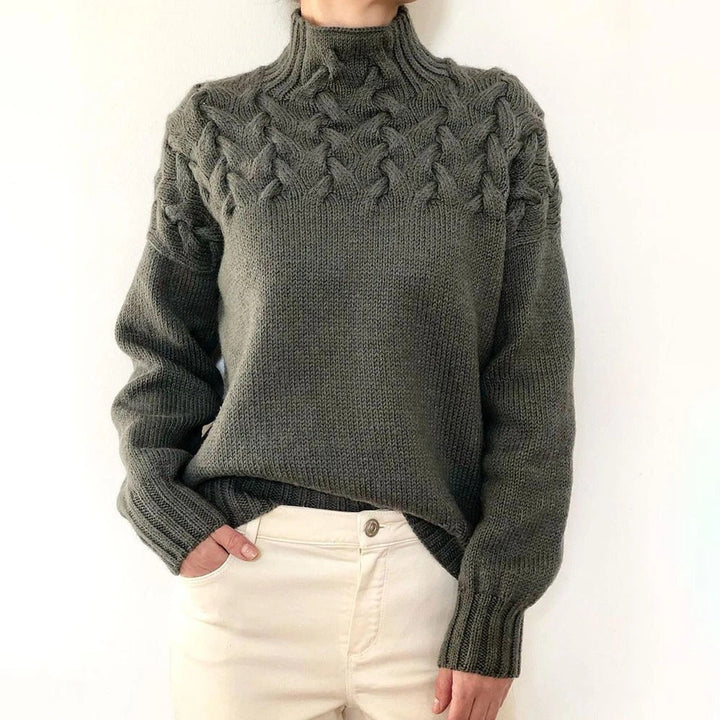 Nina | Warmer Strickrollkragenpullover