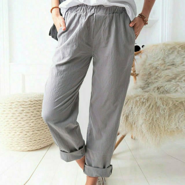Neria - Hose mit Weicher Struktur