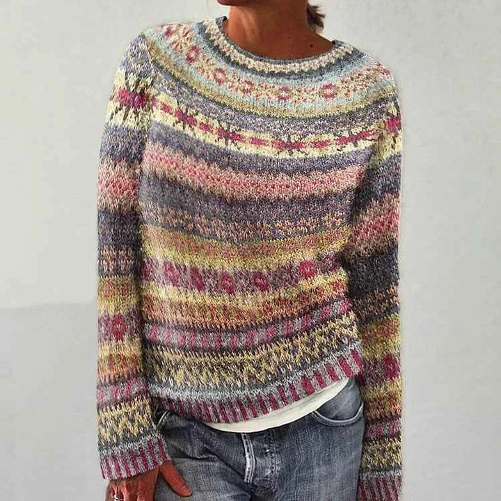 Roselyne | Vintage Pullover aus Strick
