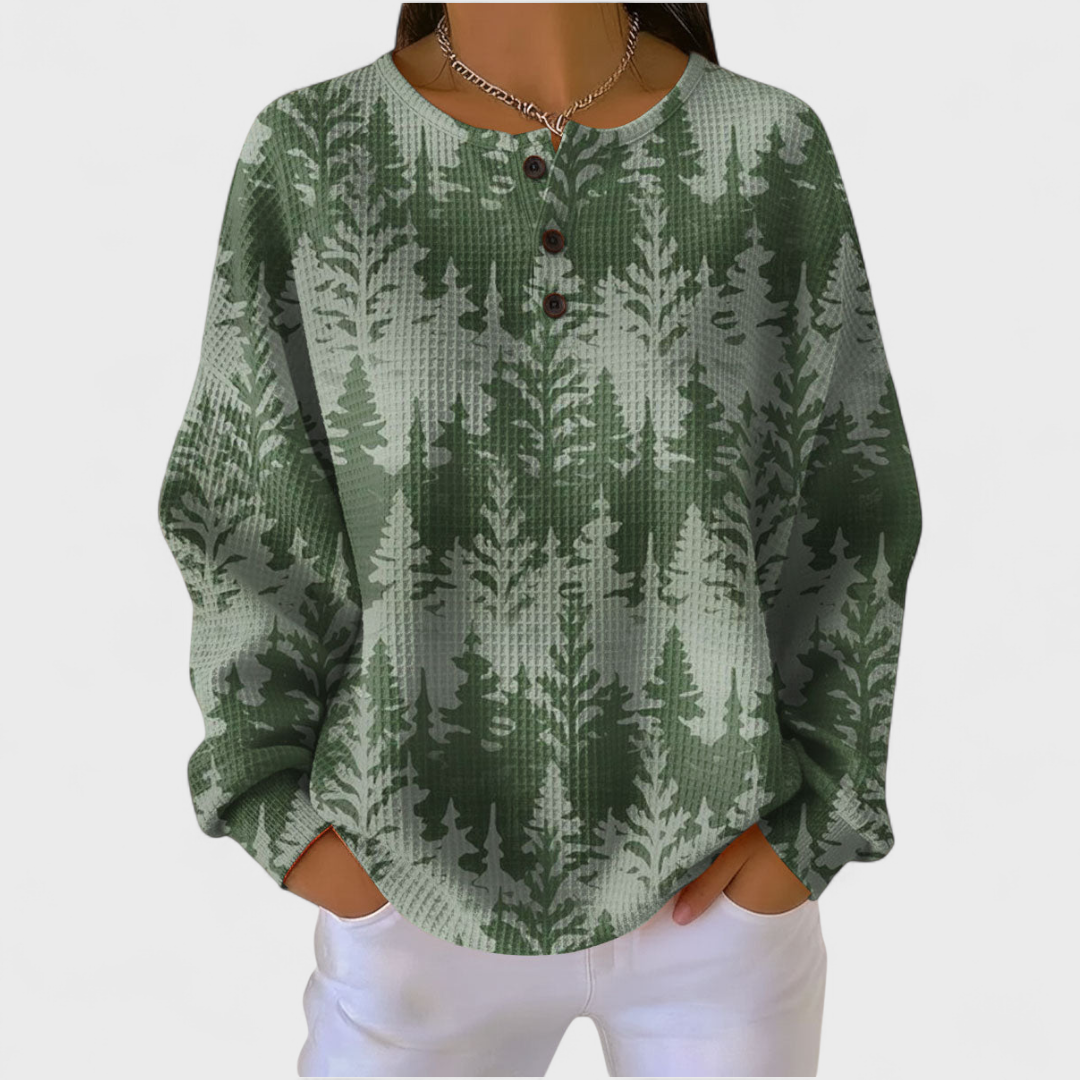 Margaux | Sweatshirt mit klassischem Baum-Motiv