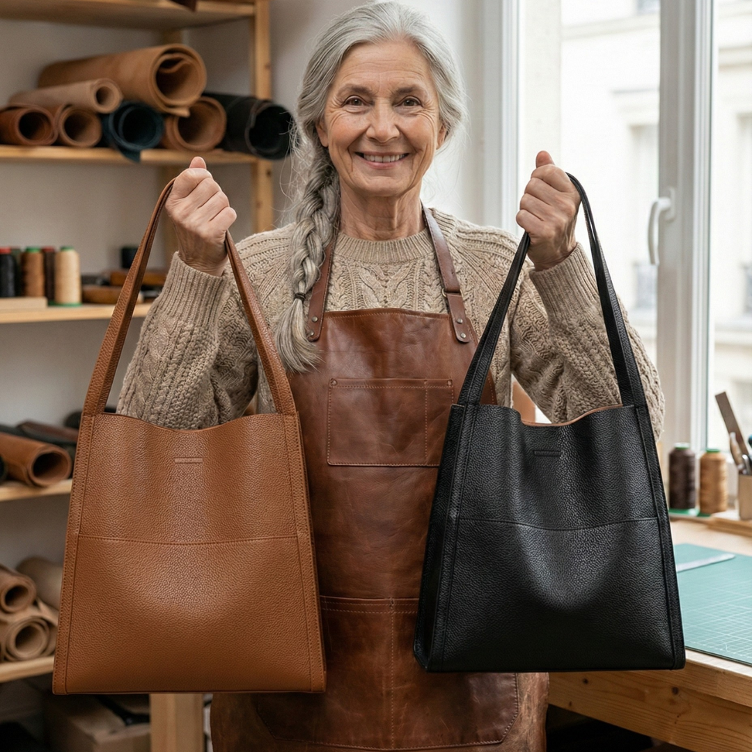 Elena™ | Elegante Leder-Schultertasche
