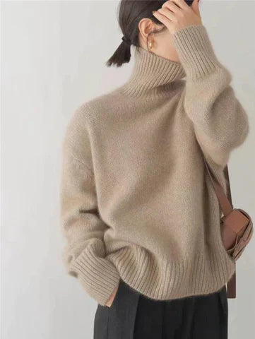 Amaya | Luxe Kaschmir Rollkragenpullover