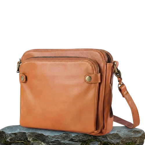 Kimberly™ | Klassische Lederhandtasche