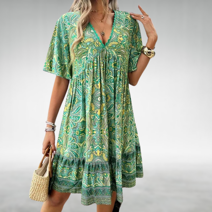 Quinley - Swing Boho Kleid