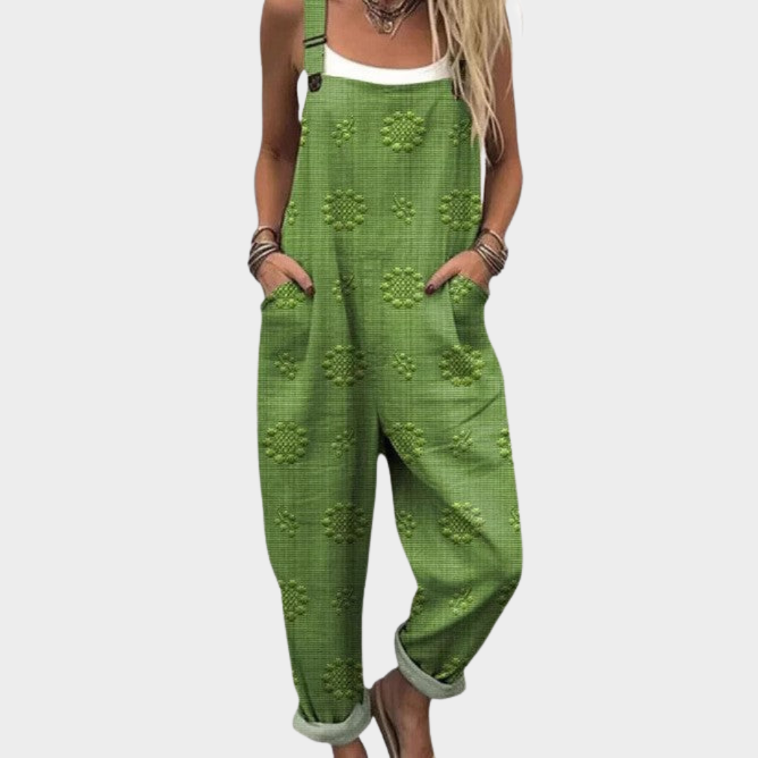 Bequemer bedruckter Jumpsuit
