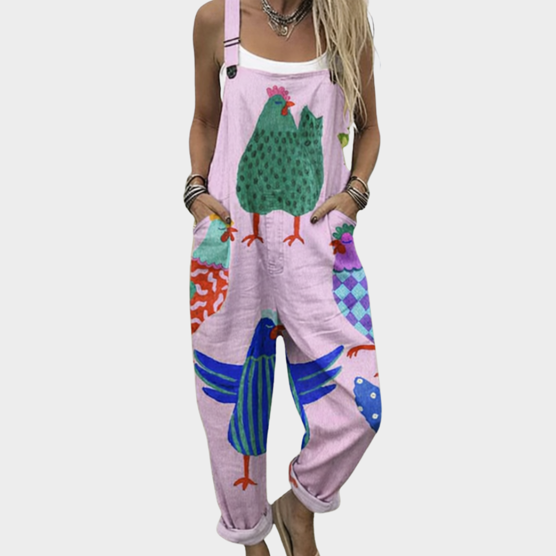 Bequemer bedruckter Overall