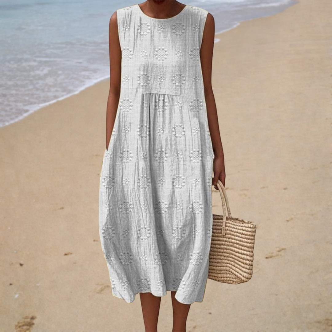 Bequeme Sommerkleid Ohne Ärmel