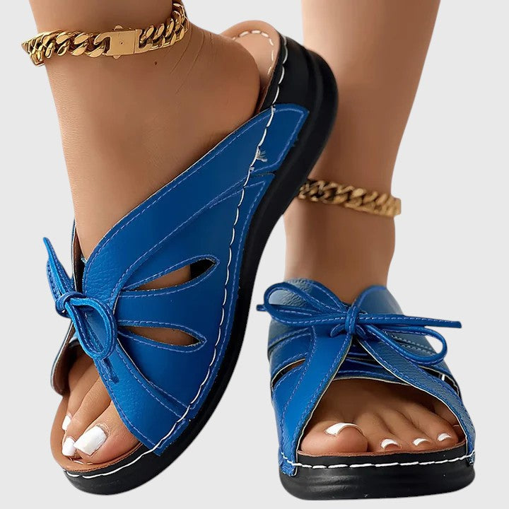Darcy - Schicke Slipper Sandalen mit Schleife