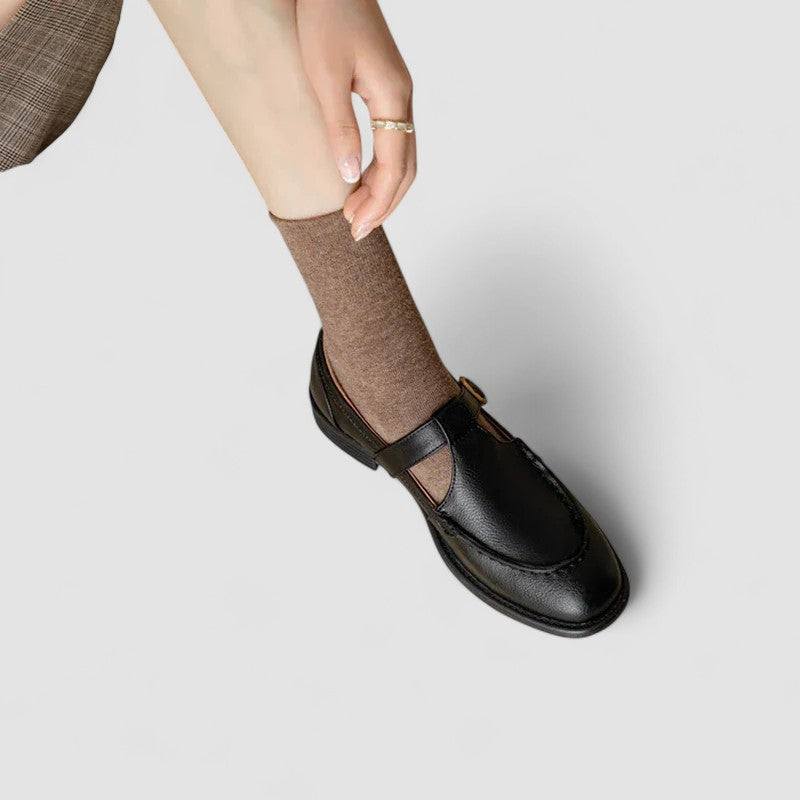 Zhelynne | Orthopädische Mary Jane Schuhe mit quadrater Zehe