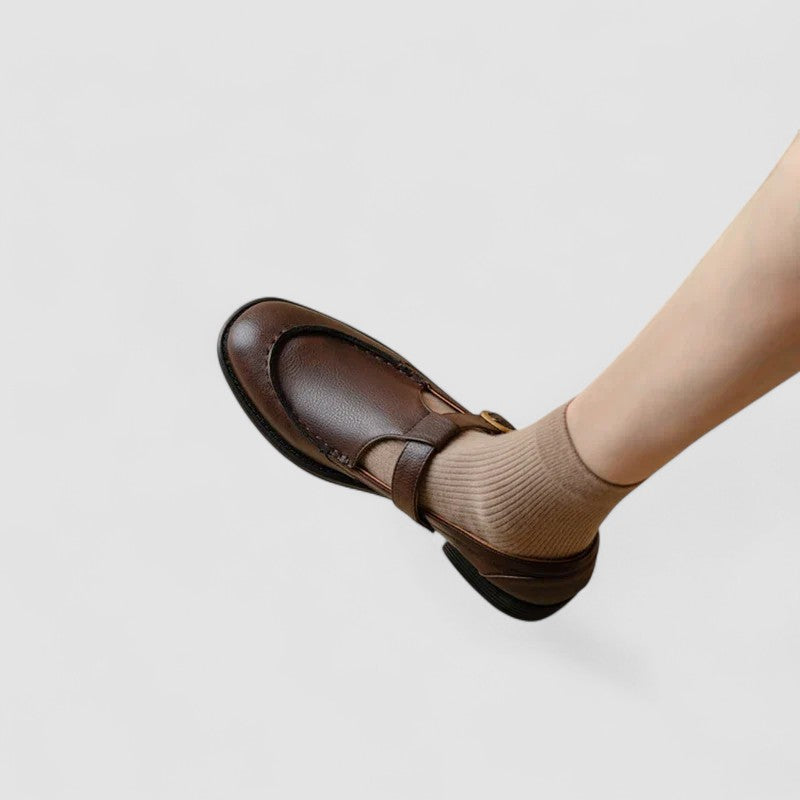 Zhelynne | Orthopädische Mary Jane Schuhe mit quadrater Zehe