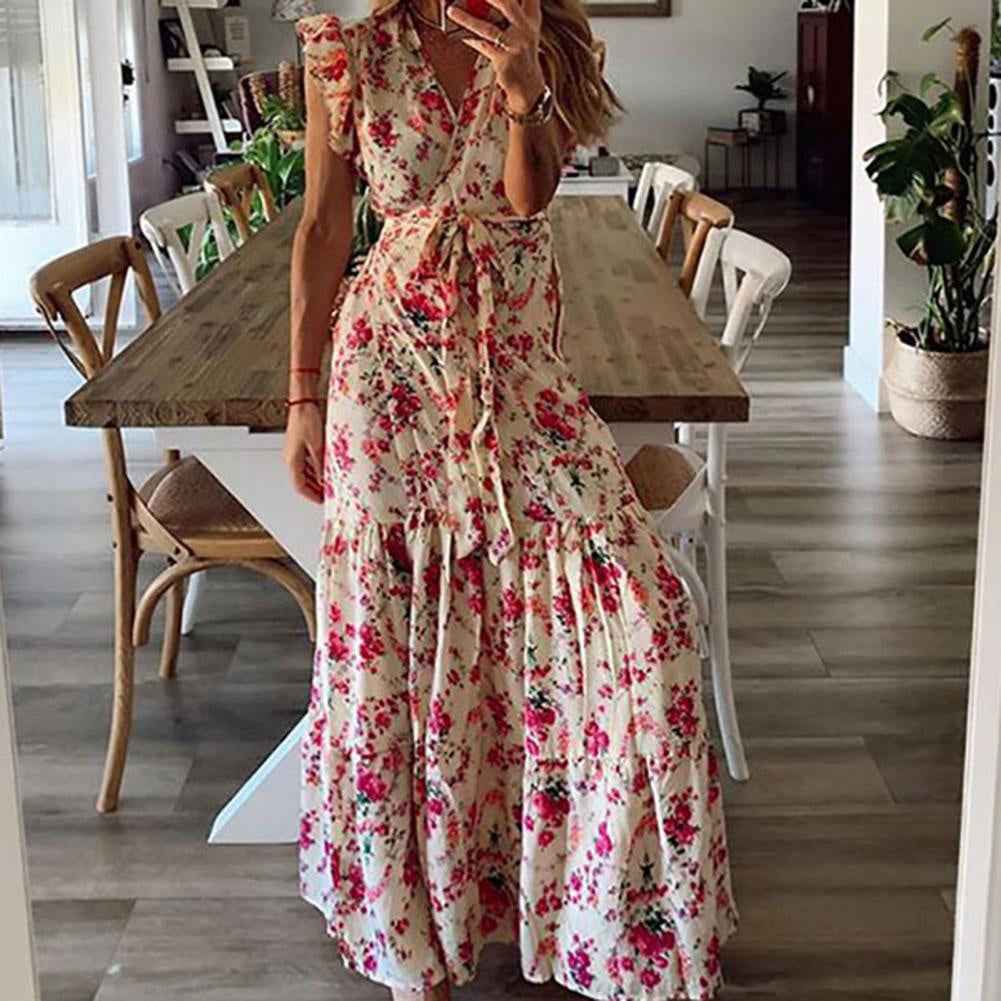 Shera - Maxi Blumenkleid