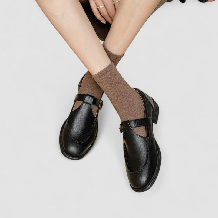 Zhelynne | Orthopädische Mary Jane Schuhe mit quadrater Zehe