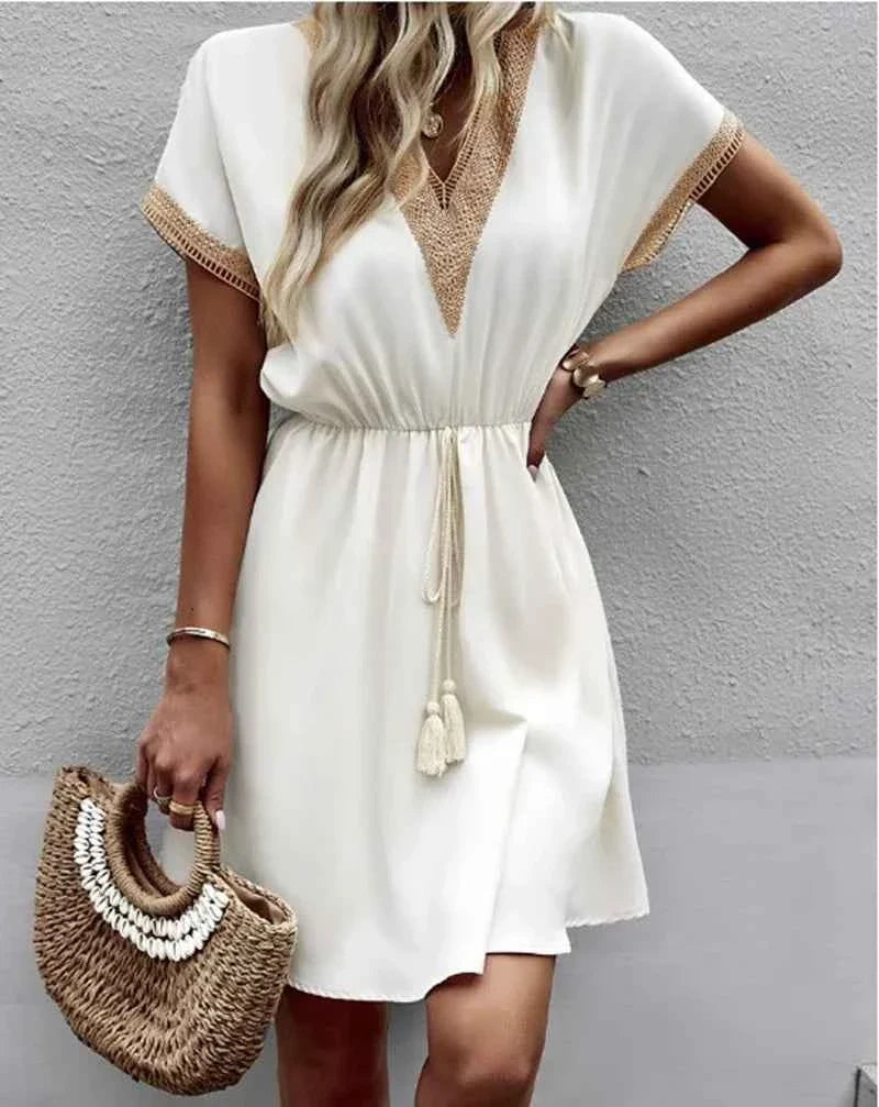 Sabrina - Elegantes Boho-Kleid