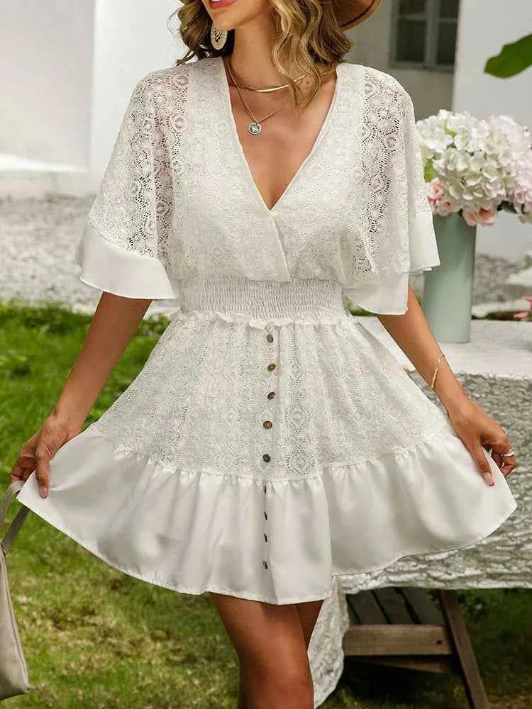 Carole - Bohemian Spitze Kleid