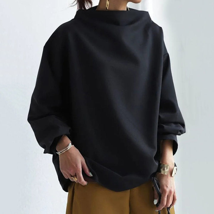 Lisa | Lässiges Top mit hohem Kragen