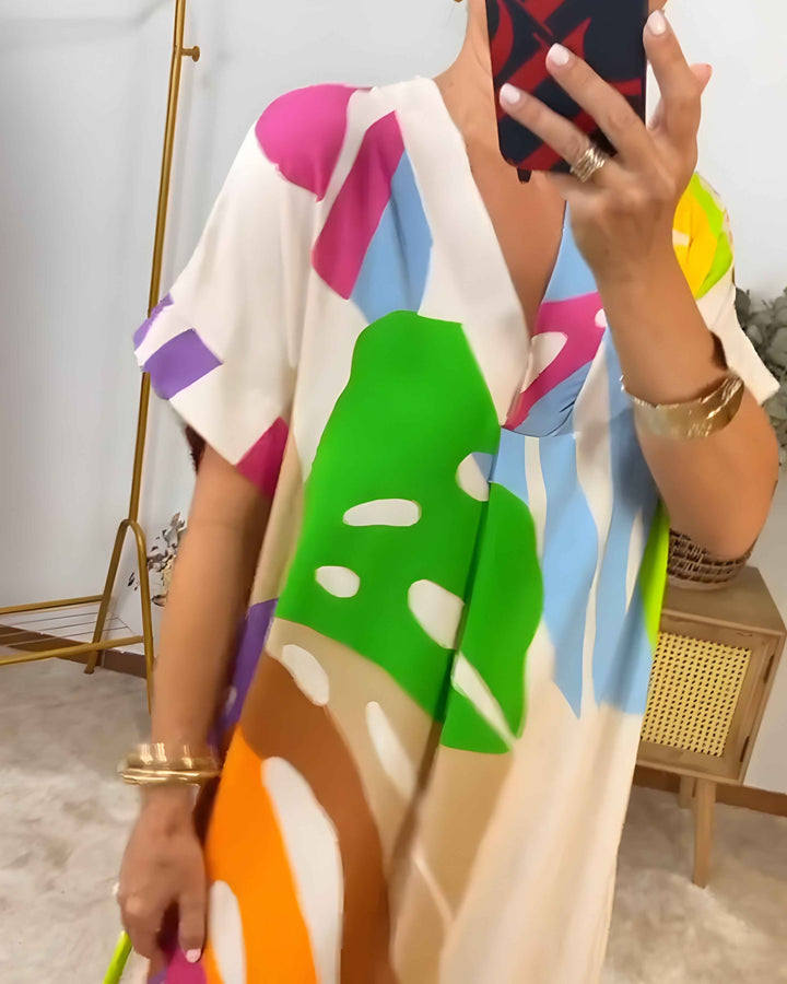 Rianna - Kleid mit Abstract Print