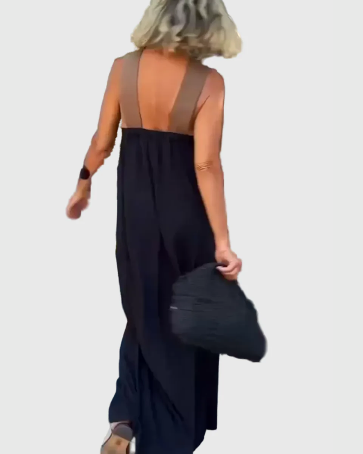 Elena | Elegantes Maxi Fliessendes Kleid