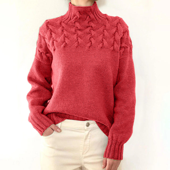 Nina | Warmer Strickrollkragenpullover