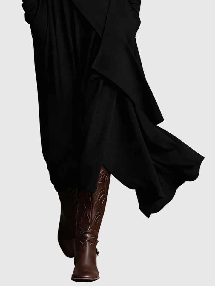 Violett | Maxikleid Plissé