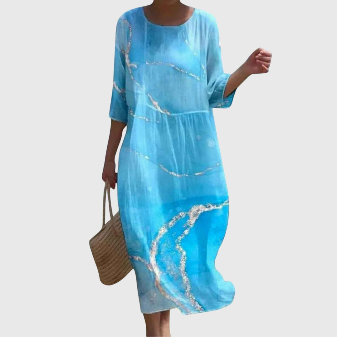 Hayley™ | Elegantes Maxi Blumenkleid