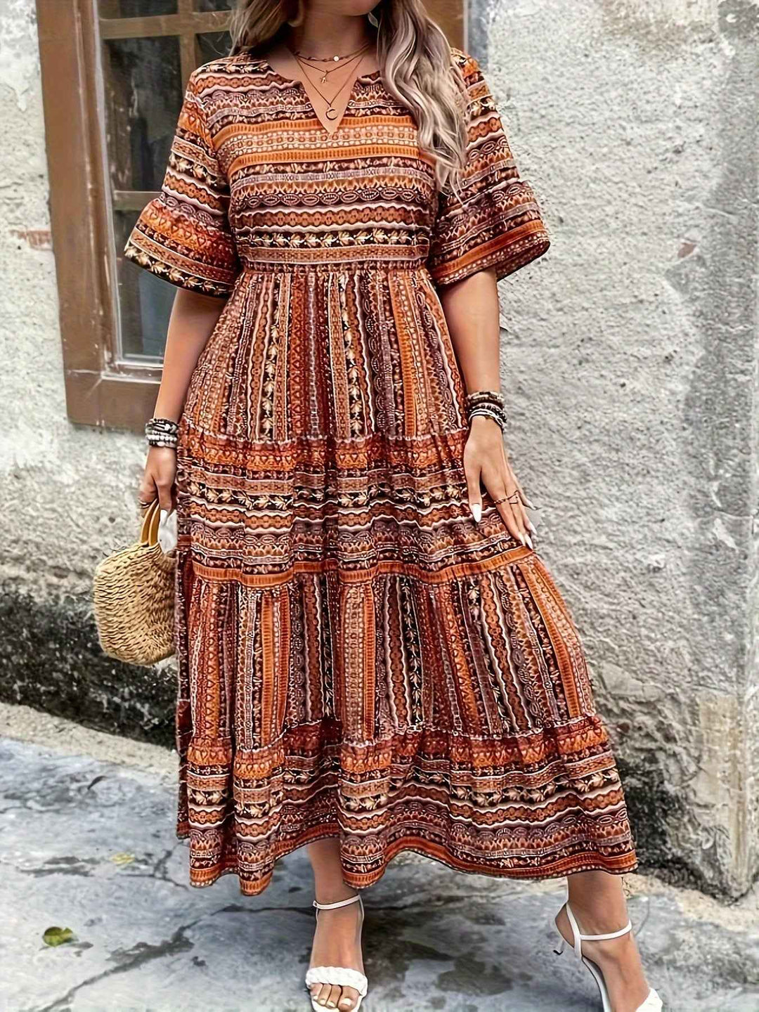 Joraine - Fliessendes Ethnisches Kleid