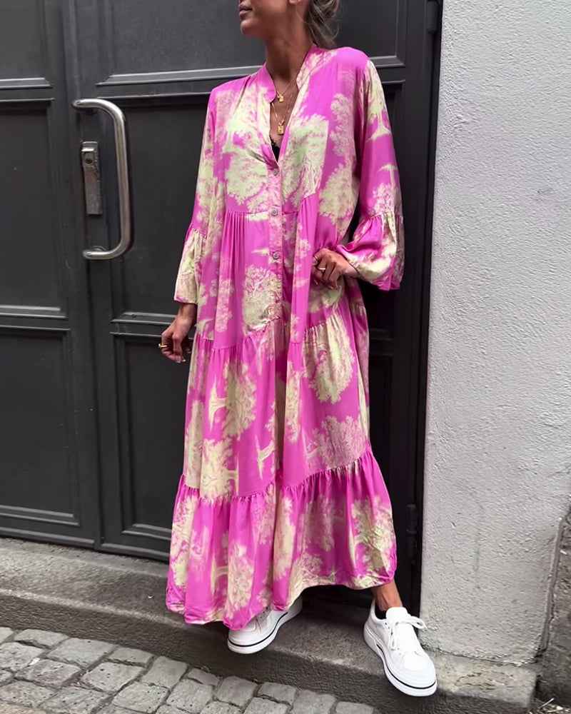 Ophelia - Langes Fliessendes Kleid