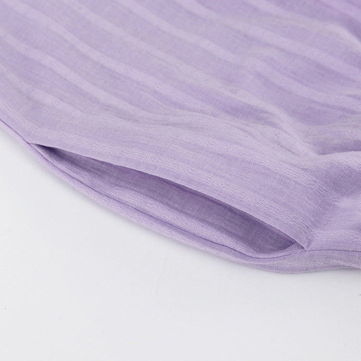 Viola - Ensemble mit Knopfs Hemd und Luftigen Shorts