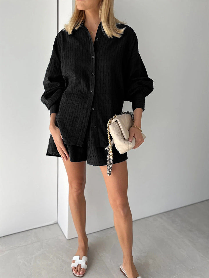 Elizabeth - Set aus Bluse und Leichten Shorts