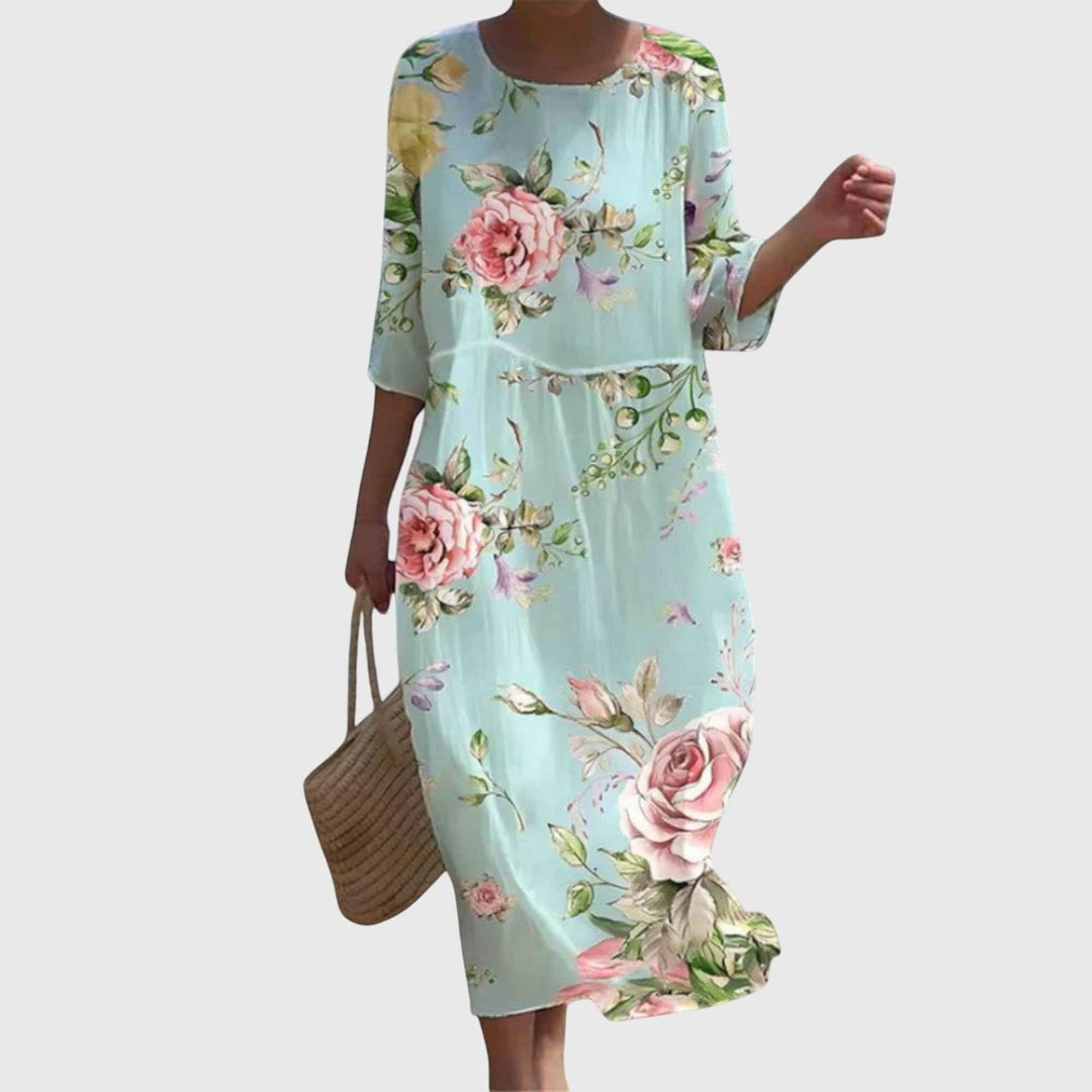 Hayley™ | Elegantes Maxi Blumenkleid