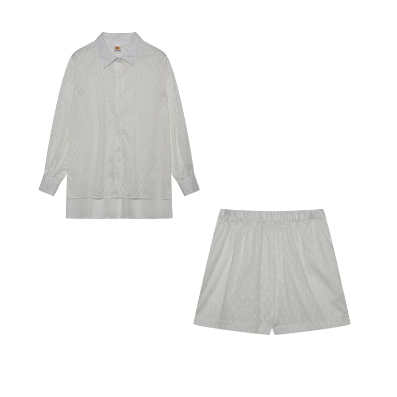 Elizabeth - Set aus Bluse und Leichten Shorts