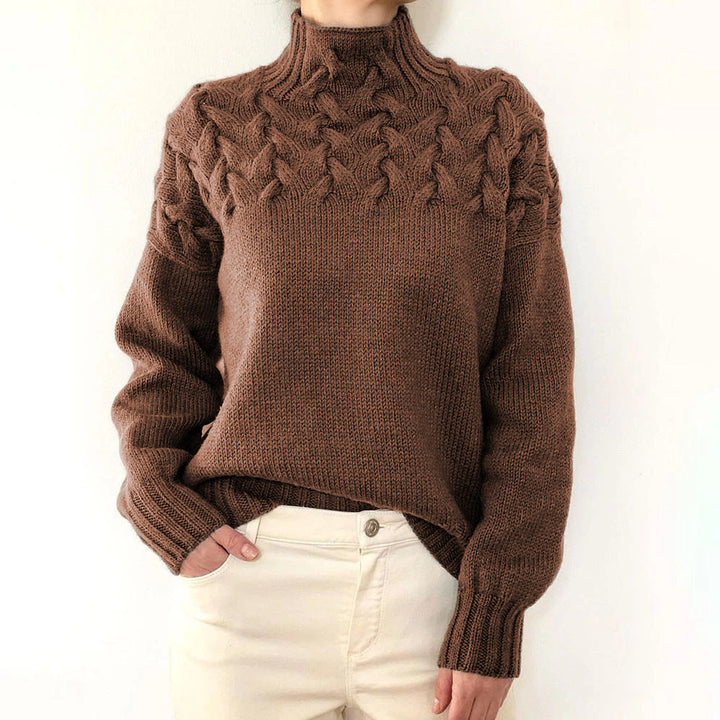 Nina | Warmer Strickrollkragenpullover
