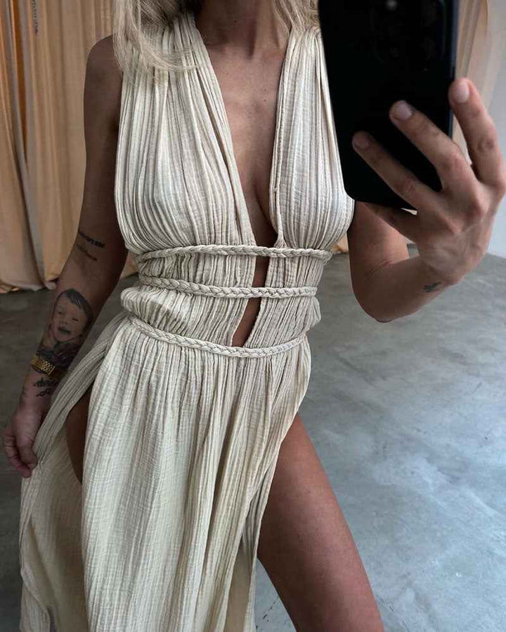 Zolla - Textur Kleid mit Schlitz