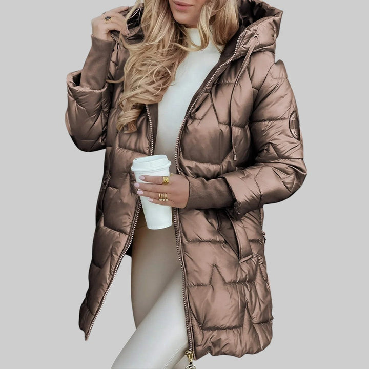 Cecilia | Elegante Herbstjacke mit Kapuze