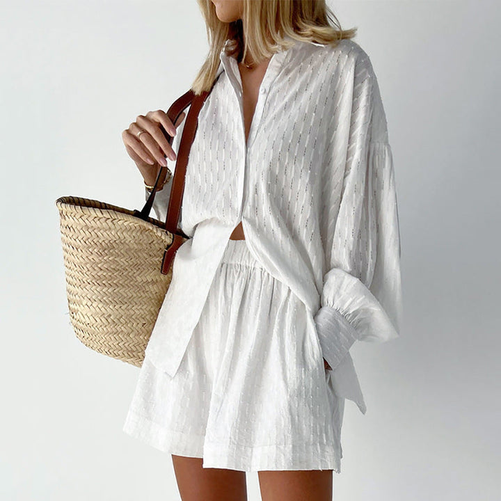 Elizabeth - Set aus Bluse und Leichten Shorts