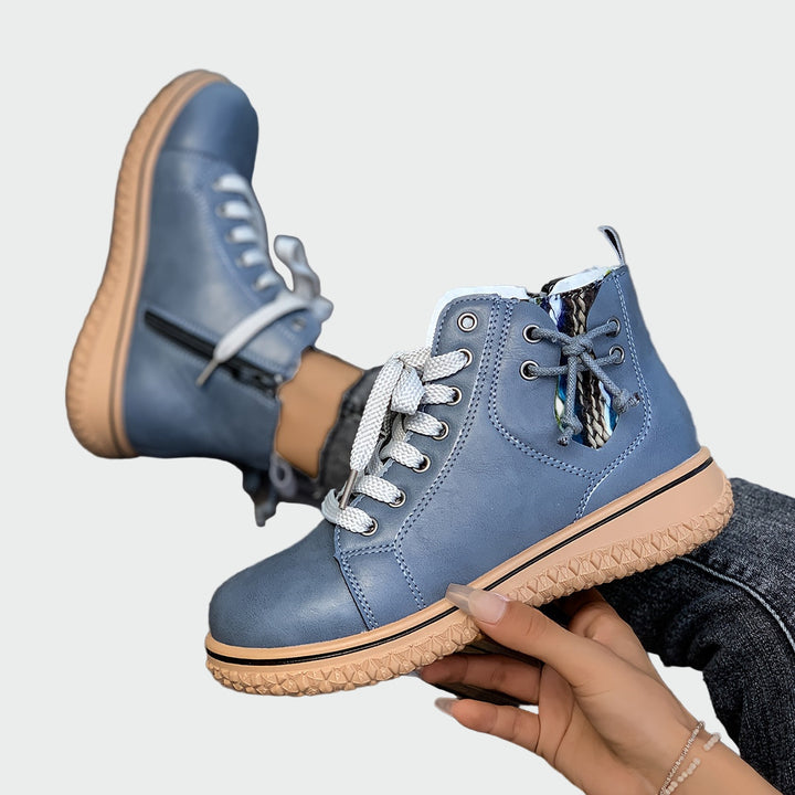 Leder orthopädische Stiefeletten
