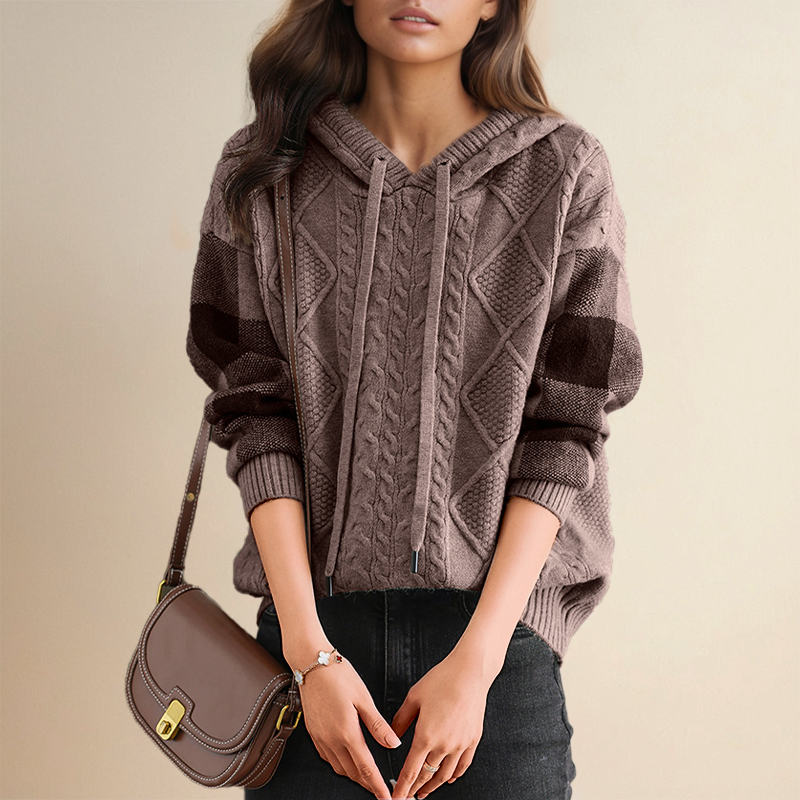 Julie | Gestrickter Hoodie