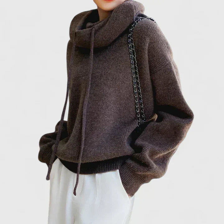 Jeanne | Bequemer Strick-Hoodie
