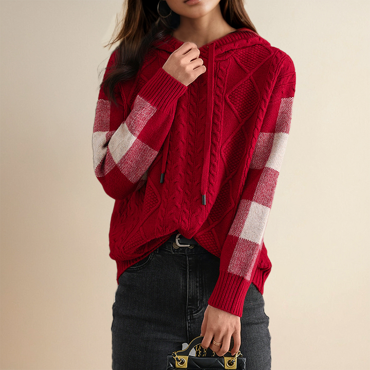 Julie | Gestrickter Hoodie