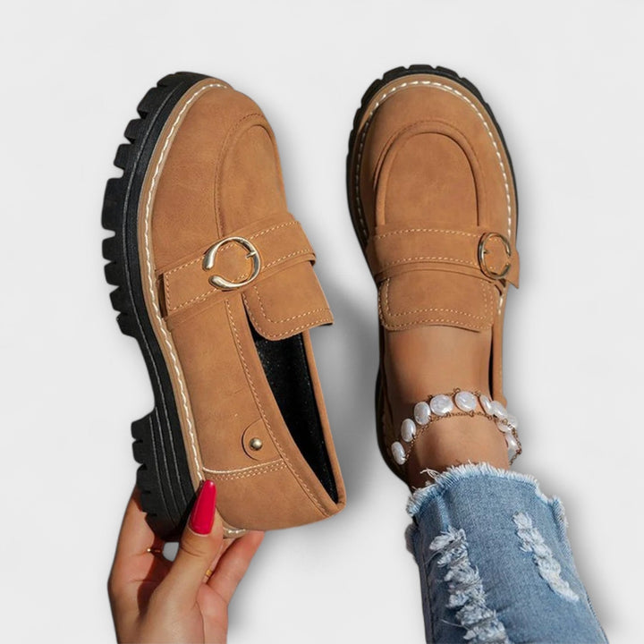 Lora™ | Casual Slipper mit Rundem Zeh