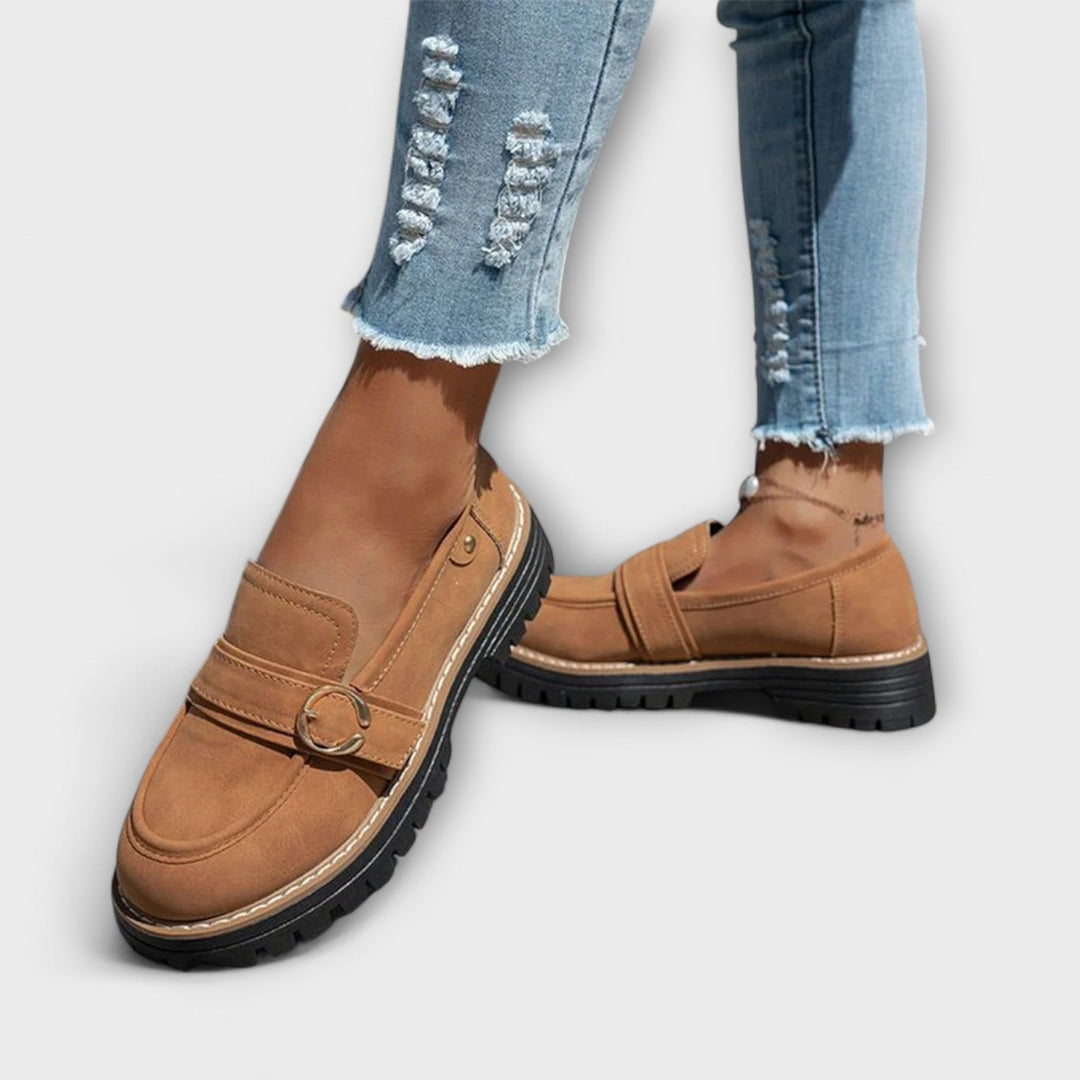 Lora™ | Casual Slipper mit Rundem Zeh