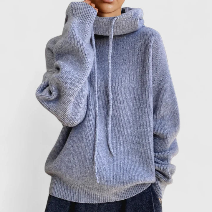 Jeanne | Bequemer Strick-Hoodie
