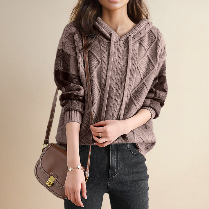Julie | Gestrickter Hoodie