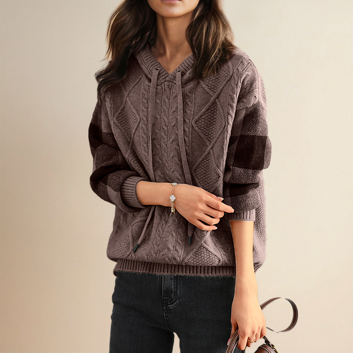Julie | Gestrickter Hoodie