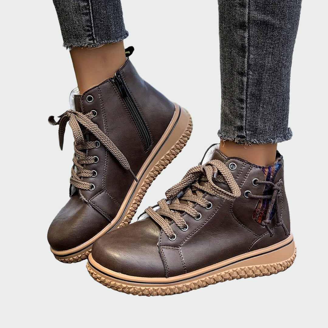 Leder orthopädische Stiefeletten